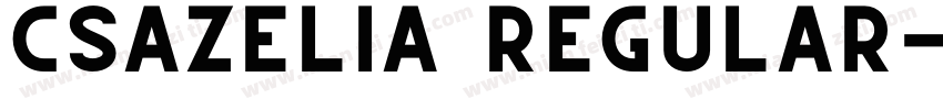 CSAzelia Regular字体转换